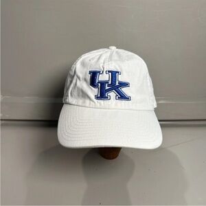 University Of Kentucky Wildcats ‘47 Brand White Embroidered Strap Adjustable Hat